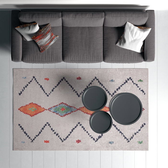 Conceptum Alfombra Woopamuk017 Blanca 120 x 180 cm